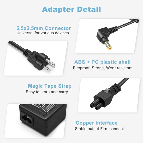 19V AC/DC JBL Speaker Charger Power Cord Supply for Xtreme Xtreme 2 Extreme - Image 5