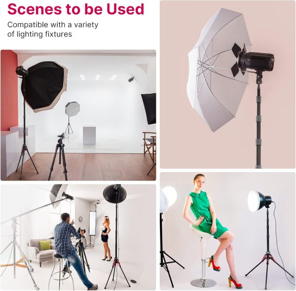 ULANZI Light Stand Carbon Fiber MT-49, Adjustable Tripod Stand for - Image 2