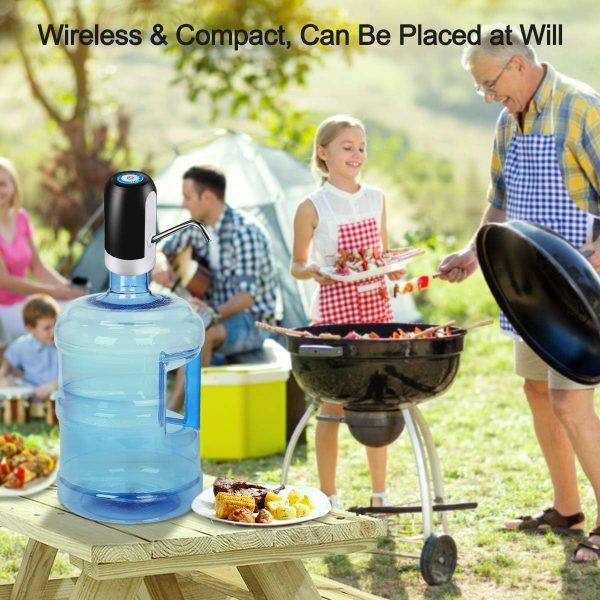 Water Bottle Pump 5 Gallon Water bottle dispenser USB Charging Automatic - Image 2