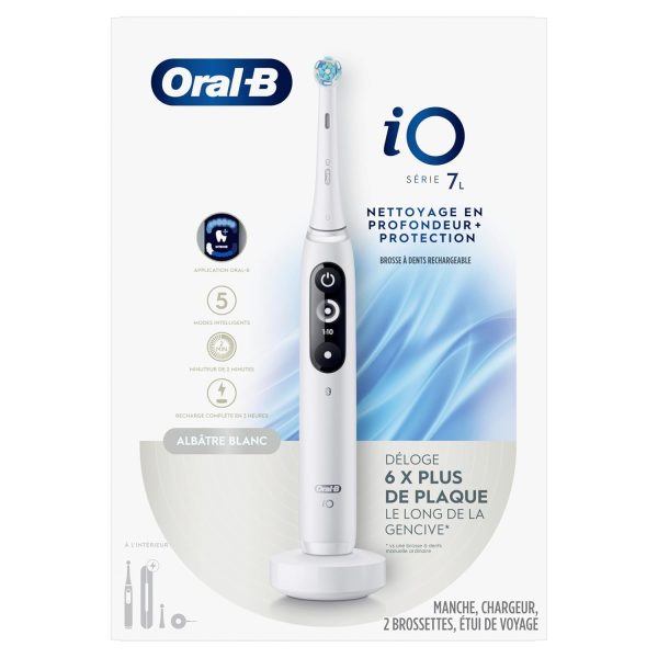 Oral-B iO Deep Clean + Protect Rechargeable Electric Toothbrush, White with - Image 7