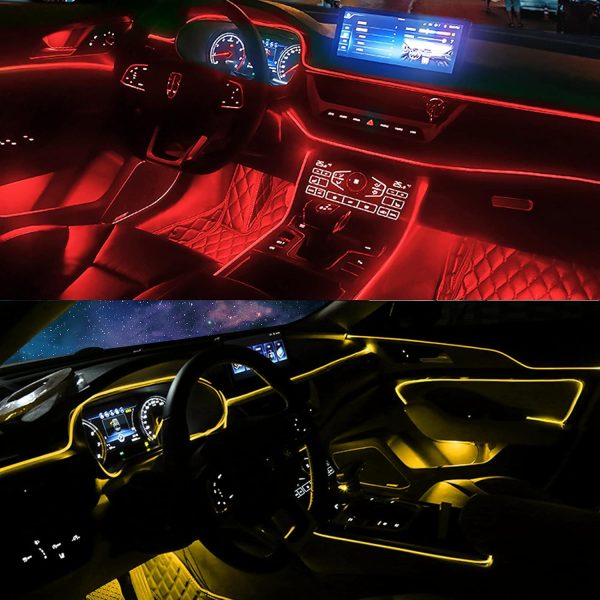 Interior Car LED Strip Lights with Wireless APP and Remote Control, RGB 5 - Image 6