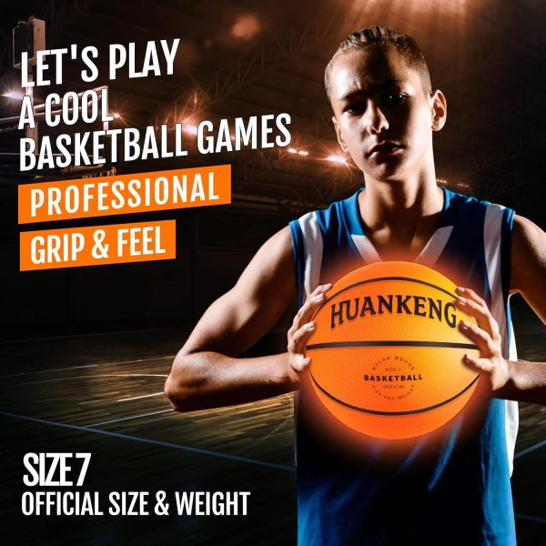 Glow in The Dark Basketball Birthday Gifts for 6 7 8 9 10 11 12 13 14 15 - Image 2