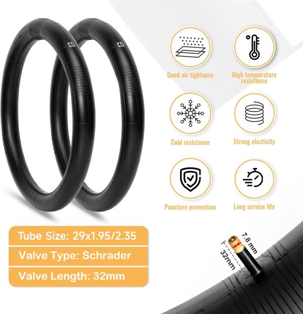 Hycline Mountain Bike Tires Set: 2 Pack 26/27.5/29x2.4 Inch Heavy Duty - Image 5