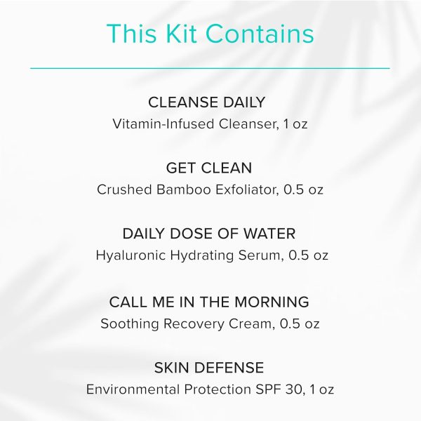 ClarityRx Skincare Essentials Kit | Cleanse, Renew & Protect | Plant-Based, - Image 3