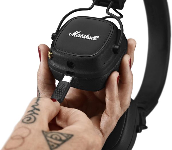 Marshall Major IV On-Ear Bluetooth Headphone, Black - Image 8