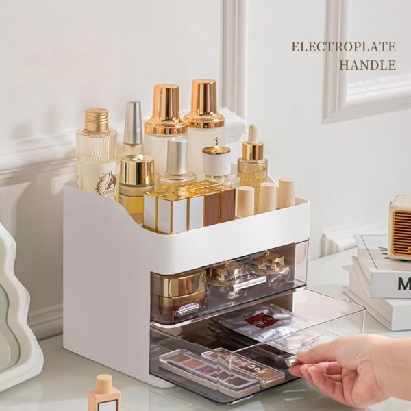 Makeup Organizer for Vanity,Vanity Organizer with 2 Drawers,Makeup&Skincare - Image 5