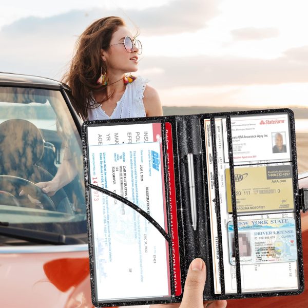 RSAquar Car Registration and Insurance Holder, Vehicle Glove Box Organizer - Image 8