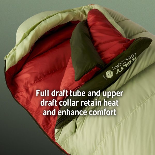 Kelty Cosmic 20 Down Mummy Sleeping Bag for Backpacking, Campers, 550 Fill - Image 6