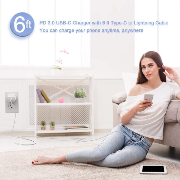 USB C Charger for iPhone iPhone 14 13 Fast Charger, 20W PD USB C Wall - Image 7