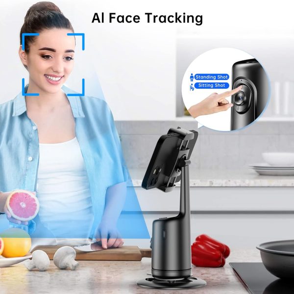 Auto Tracking Phone Holder, Auto Face Tracking Tripod, Portable All-in-one - Image 2