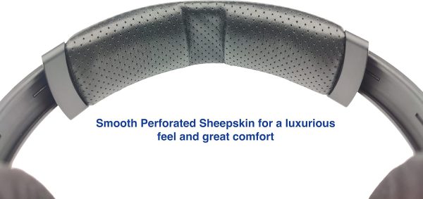 Premium Perforated Sheepskin HD800 HD800S HD820 HD8XX Replacement Headband - Image 4
