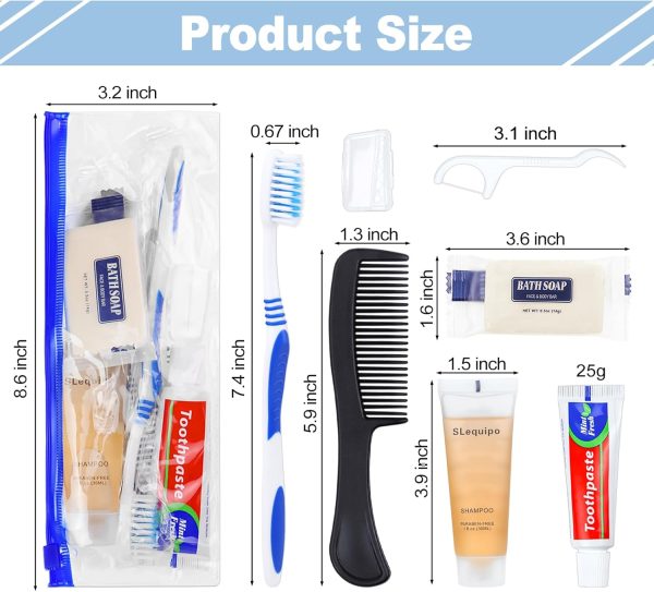 Pack of 50 Hygiene Kit, Hygiene Kit Bulk, Individually Packed, Travel - Image 2