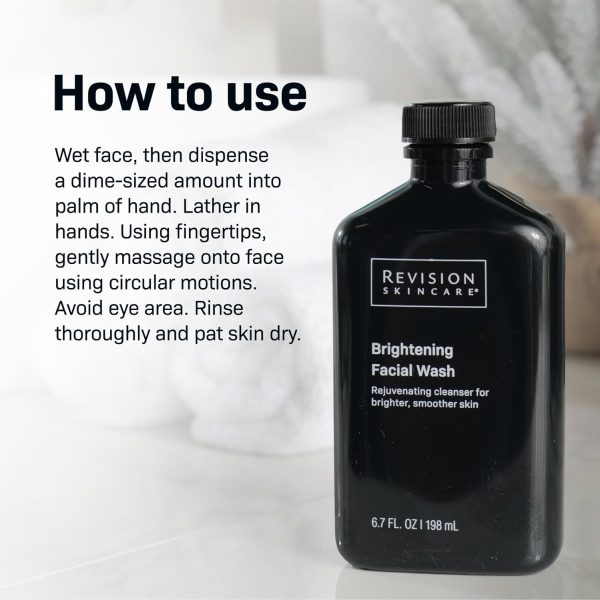 Revision Skincare Brightening Facial Wash, Exfoliating Face Cleanser with - Image 4
