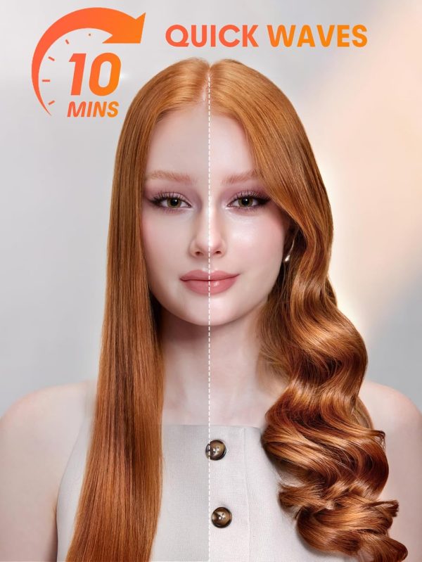 SHEGLAM Automatic Curling Iron 1 ¼ inch with 3 Temperatures Fast Heating, - Image 6