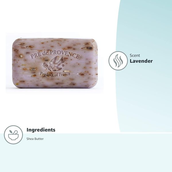 Pre de Provence Artisanal French Moisturizing Soap Bar, Shea Butter - Image 15
