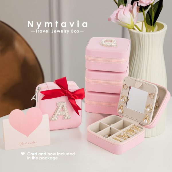 Birthday Gifts For Women, Initial Jewelry Box, Travel Jewelry Case, Gifts - Image 6