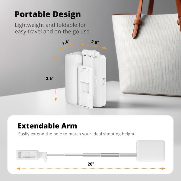 Selfie Stick, Extendable Selfie Sticks, Wireless, Compact and Lightweight - Image 3