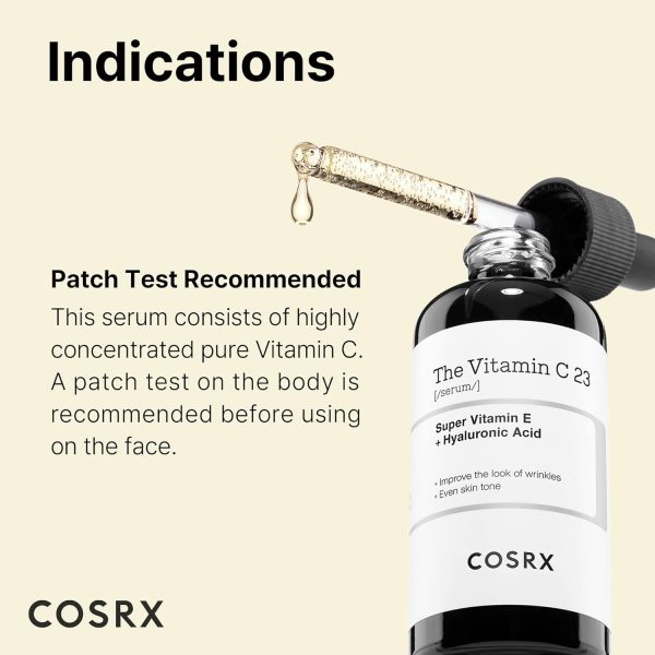 COSRX Pure Vitamin C 23% Serum with Vitamin E & Hyaluronic Acid, - Image 3