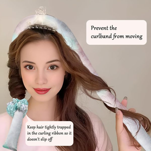 Satin Heatless Curling Set - Hair Rollers for Heatless Curls Heatless Hair - Image 2