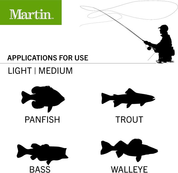 Martin Complete Fly Fishing Kit, 8-Foot 5/6-Weight 3-Piece Fly Fishing - Image 7