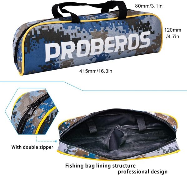 Fishing Rod and Reel Combo, 6.9ft Carbon Fiber Telescopic Fishing Pole with - Image 3