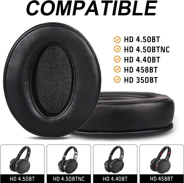 Replacement Heaphone Ear Pads Cushions for Sennheiser HD4.50BT HD4.50BTNC - Image 2