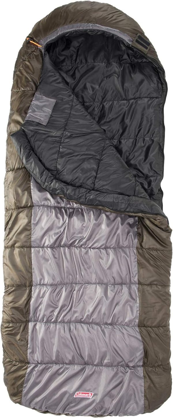 Coleman Big Basin 15°F Big & Tall Sleeping Bag, Cold Weather Sleeping Bag - Image 2