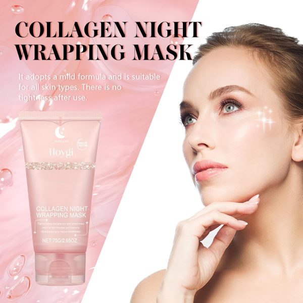 Collagen Overnight Wrapping Peel Off Facial Mask Pack, Collagen Night - Image 8