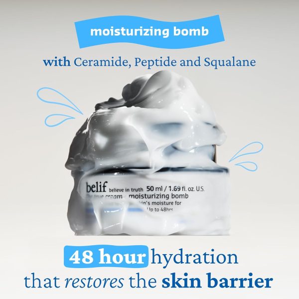 belif The True Cream Moisturizing Bomb | New and Improved | 48hrs of - Image 3