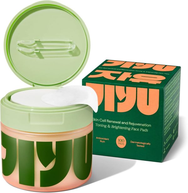 Jiyu Korean Skincare Anti-Aging, Dark Spot & Wrinkle Minimizing Toner Pads - Image 2
