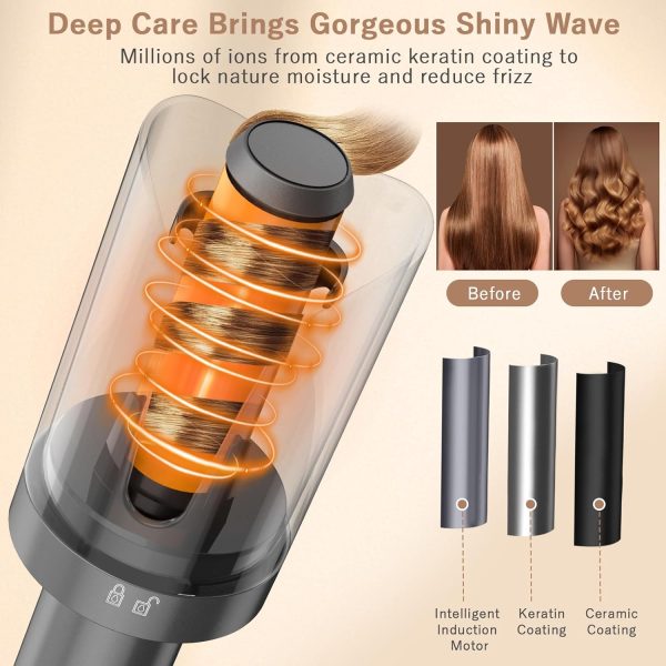 Pretfy Automatic Curling Iron, Auto Hair Curler with 1 inch Ceramic Ionic - Image 4