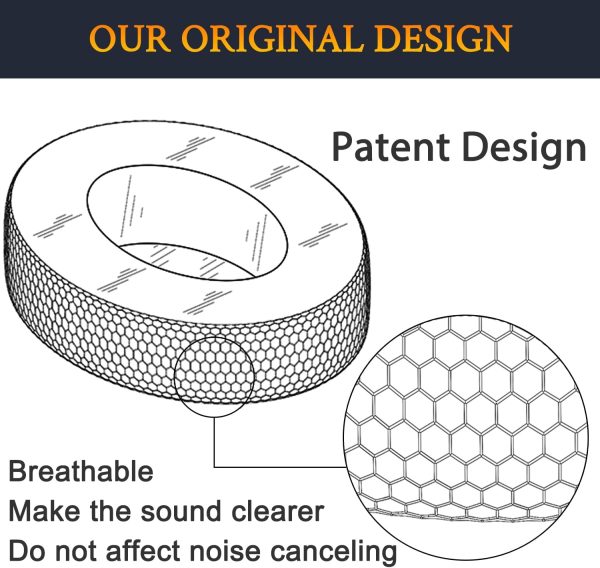 SOULWIT Cooling-Gel Earpads Cushions Replacement for Sennheiser HD650, - Image 5