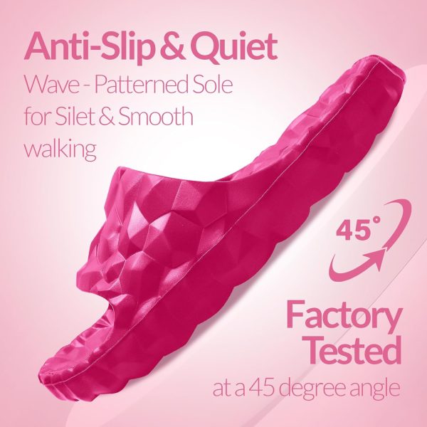 Slides for Women and Men Cloud Slippers for Women Shower Shoes Pillow - Image 6