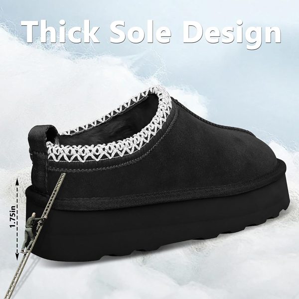 Women's Slippers Platform Mini Boots Short Ankle Boot Fur Fleece Lined - Image 3