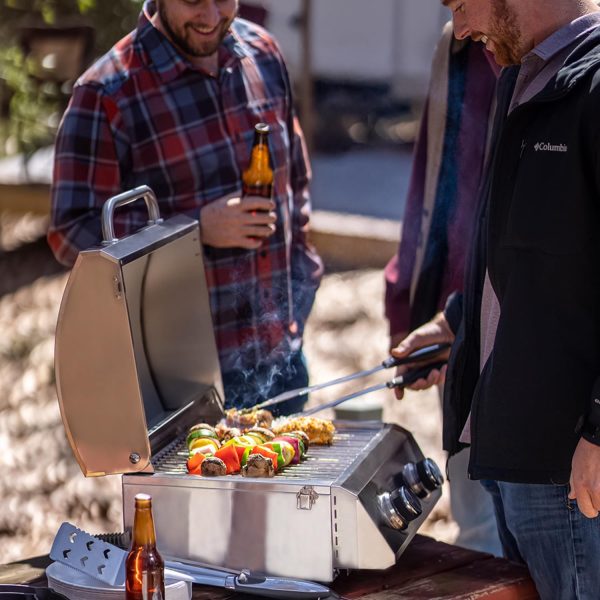 Monument Grills Tabletop Propane Gas Grill for Outdoor Portable Camping - Image 7
