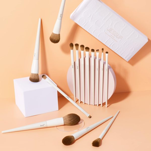 Jessup Makeup Brushes 14Pcs Makeup Brush Set Premium Synthetic Powder - Image 9