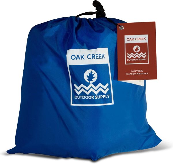 Oak Creek Lost Valley Camping Hammock. Bundle Includes Mosquito Net, Rain - Image 7
