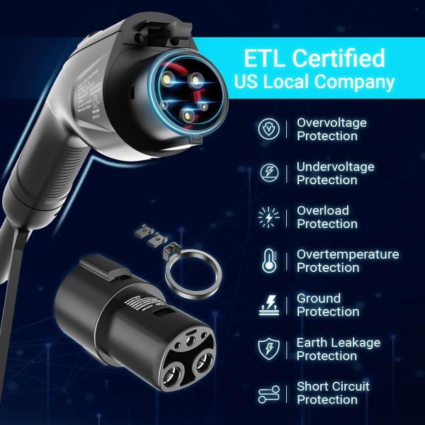 Tera Electric Vehicle Charger for Tesla: J1772 EVs ETL Certified Level 2 48 - Image 6