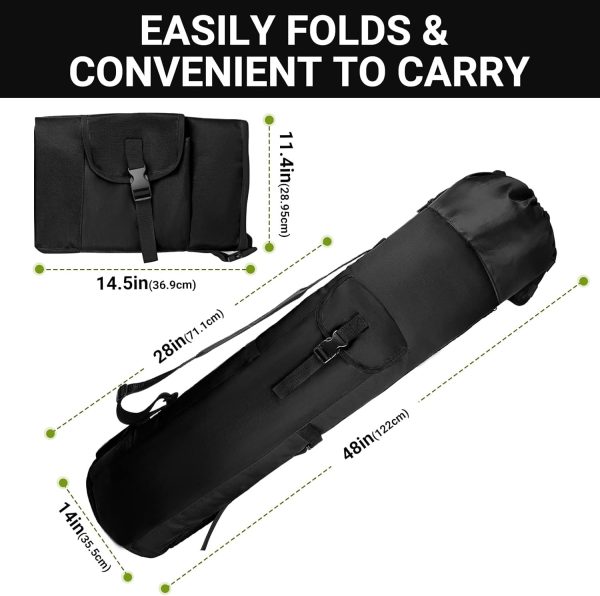 FOUUAAOOU Fishing Rod Bag, Fishing Rod Case Bag with Durable Folding Oxford - Image 4