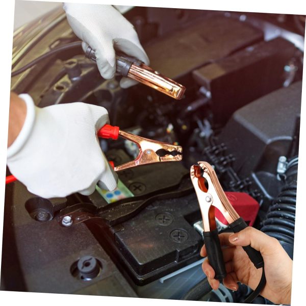 Gatuida 2pcs Car Hitch Automotive Emergency Starter Clamp Jumper Cables - Image 5