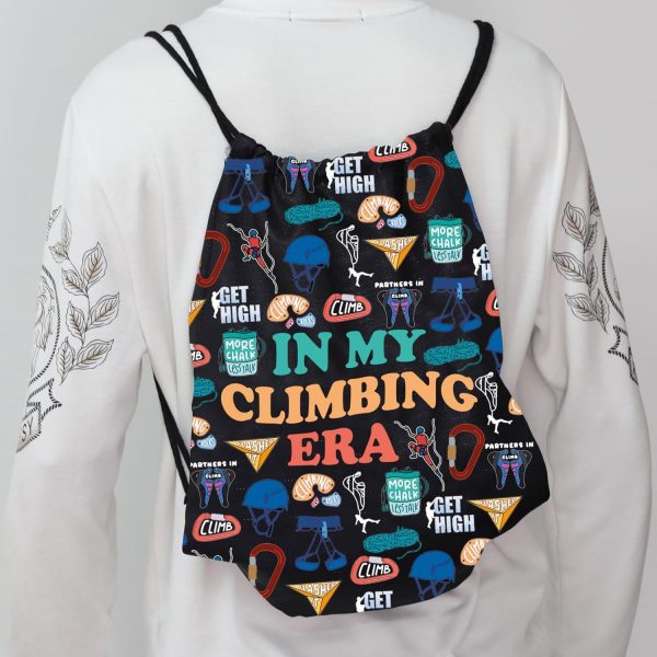 JYTAPP In My Climbing Era Drawstring Bag Moutain Climbing Gift Rock - Image 4