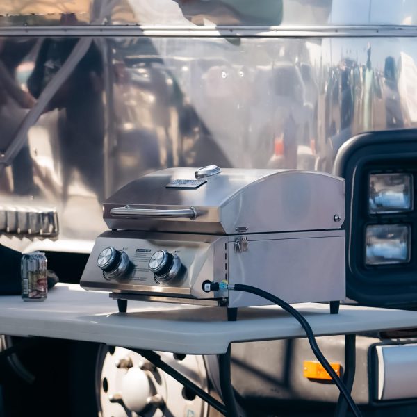 Monument Grills Tabletop Propane Gas Grill for Outdoor Portable Camping - Image 2