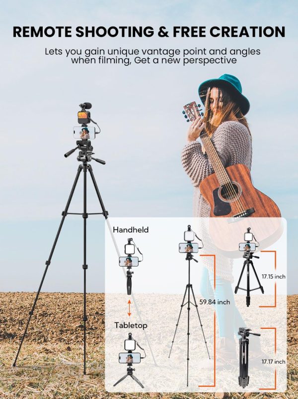 Vlogging Kit for iPhone Youtuber Kit Content Creator Kit for Smartphone - Image 2
