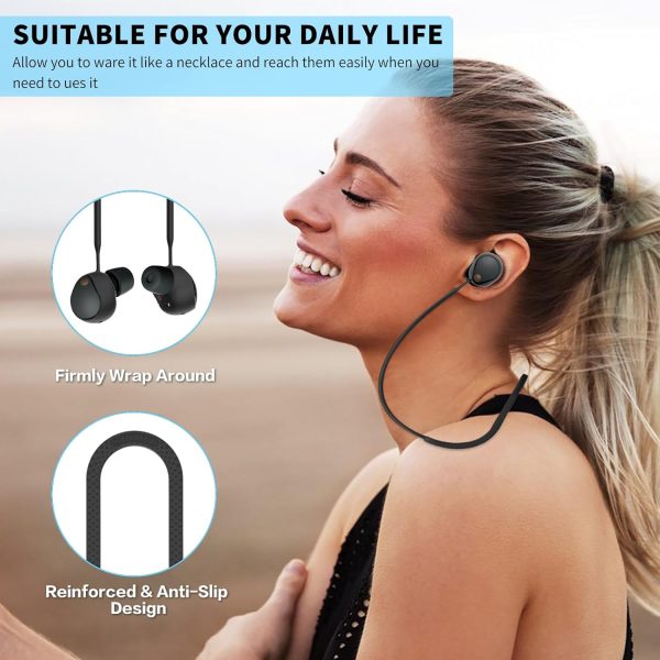 WOFRO Anti-Lost Strap for Sony WF-1000XM5 Earbuds, Sports Soft Silicone - Image 4