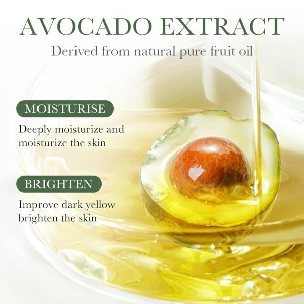 Avocado Skin Care Set for Women,6PCS Skincare Kits with Facial Cleanser, - Image 5