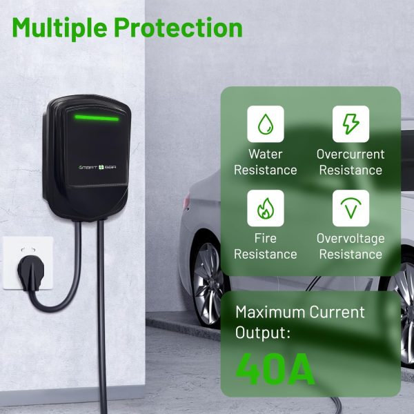 SBB Home Smart Level 2 EV Charger up to 40Amp, 240V Indoor/Outdoor Fast Car - Image 6