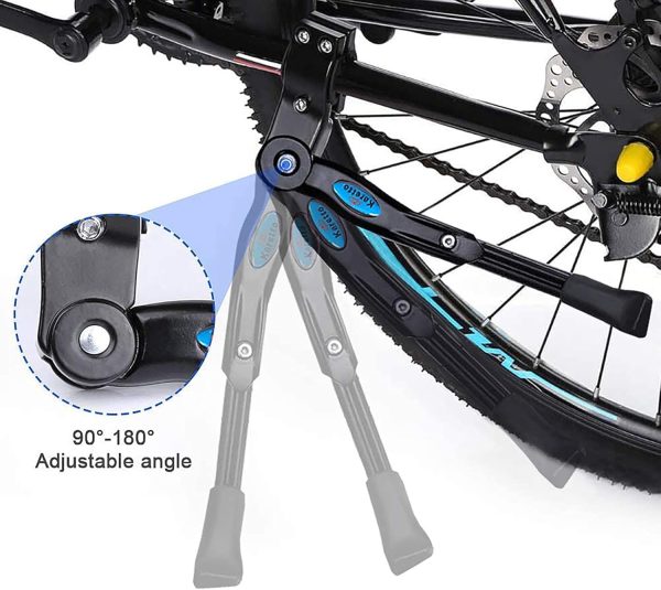 Bike Kickstand Adults- Adjustable Rear Side Aluminum Alloy Bicycle Stand - Image 2