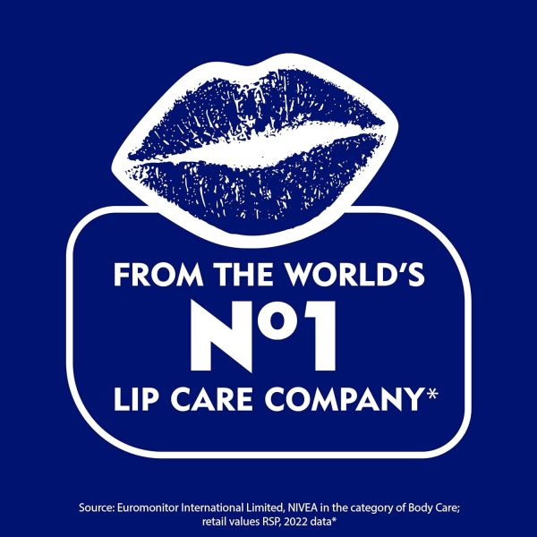 NIVEA Lip Care, Fruity Tinted Lip Balm Variety Pack, Cherry, Strawberry, - Image 11