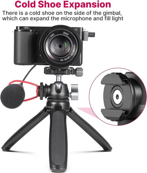 ULANZI MT-47 Camera Tripod Aluminum Alloy Mini Travel Phone Tripod Stand - Image 7