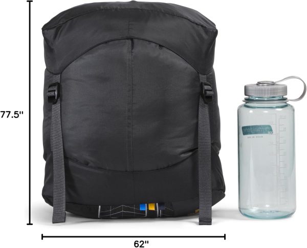 The North Face One Bag Camping Sleeping Bag, Super Sonic Blue/Arrowwood - Image 7